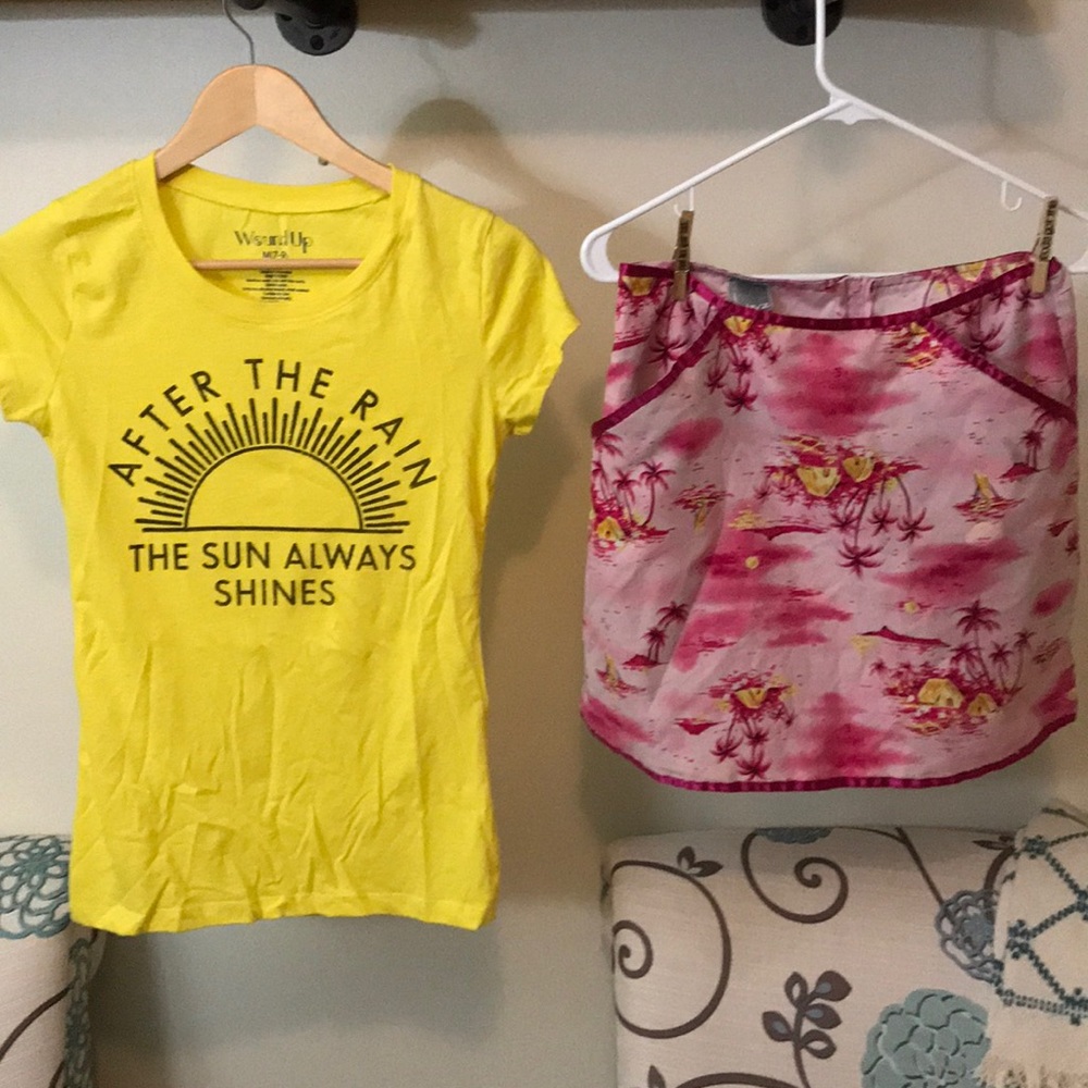 Sunshine T-shirt/Skirt Bundle